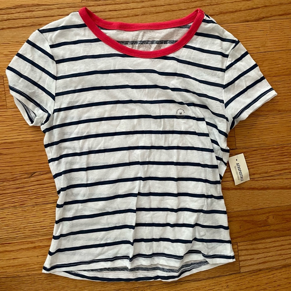 Aeropostale Girls Medium Striped Shirt New With Tags